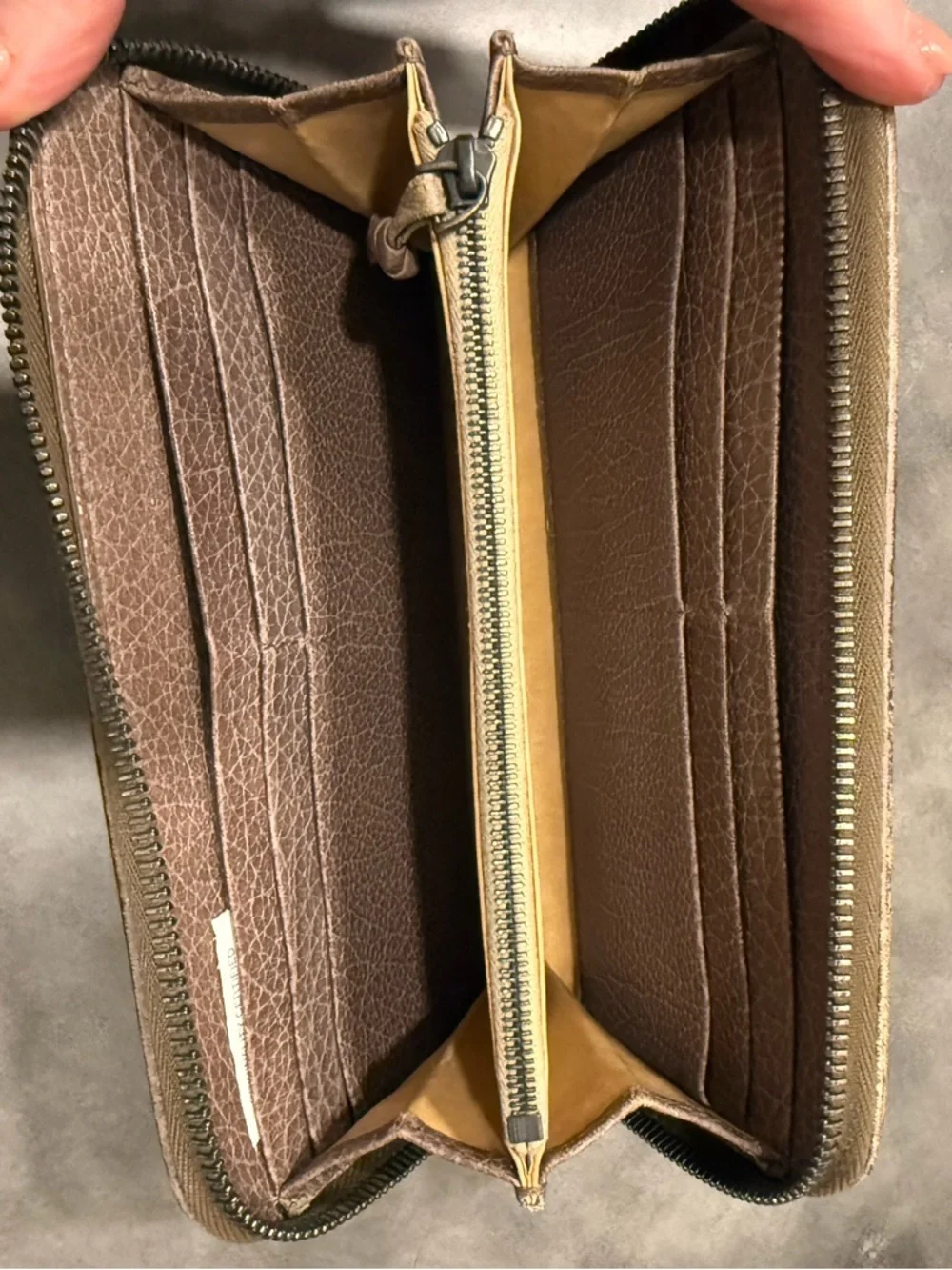Bottega Veneta Textured Leather Intrecciato Zip-Around Wallet